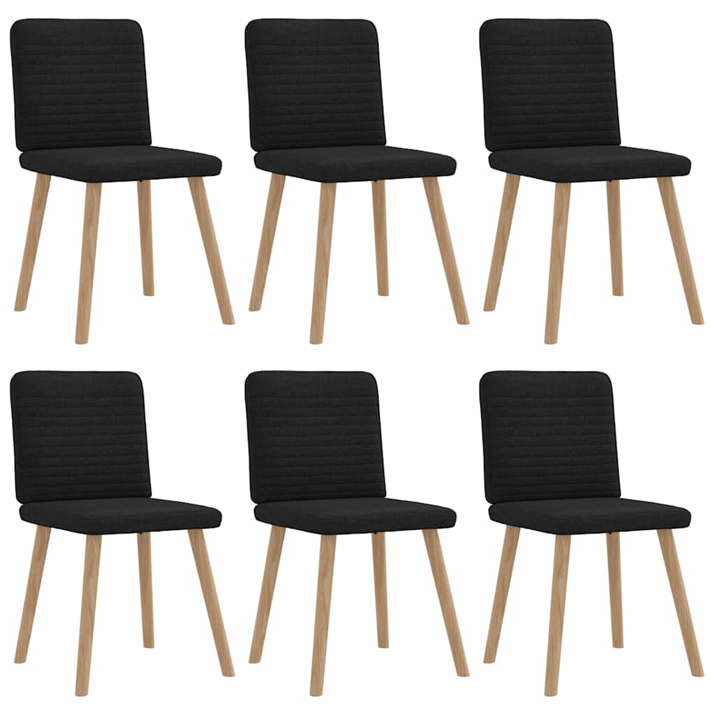 vidaXL Dining Chairs 4 pcs fabric light grey