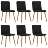 vidaXL Dining Chairs 4 pcs fabric light grey