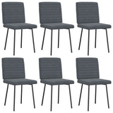 vidaXL Eetkamerstoelen 4 st fluweel lichtgrijs