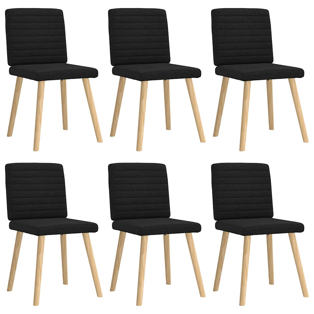 vidaXL Eetkamerstoelen 4 st stof lichtgrijs