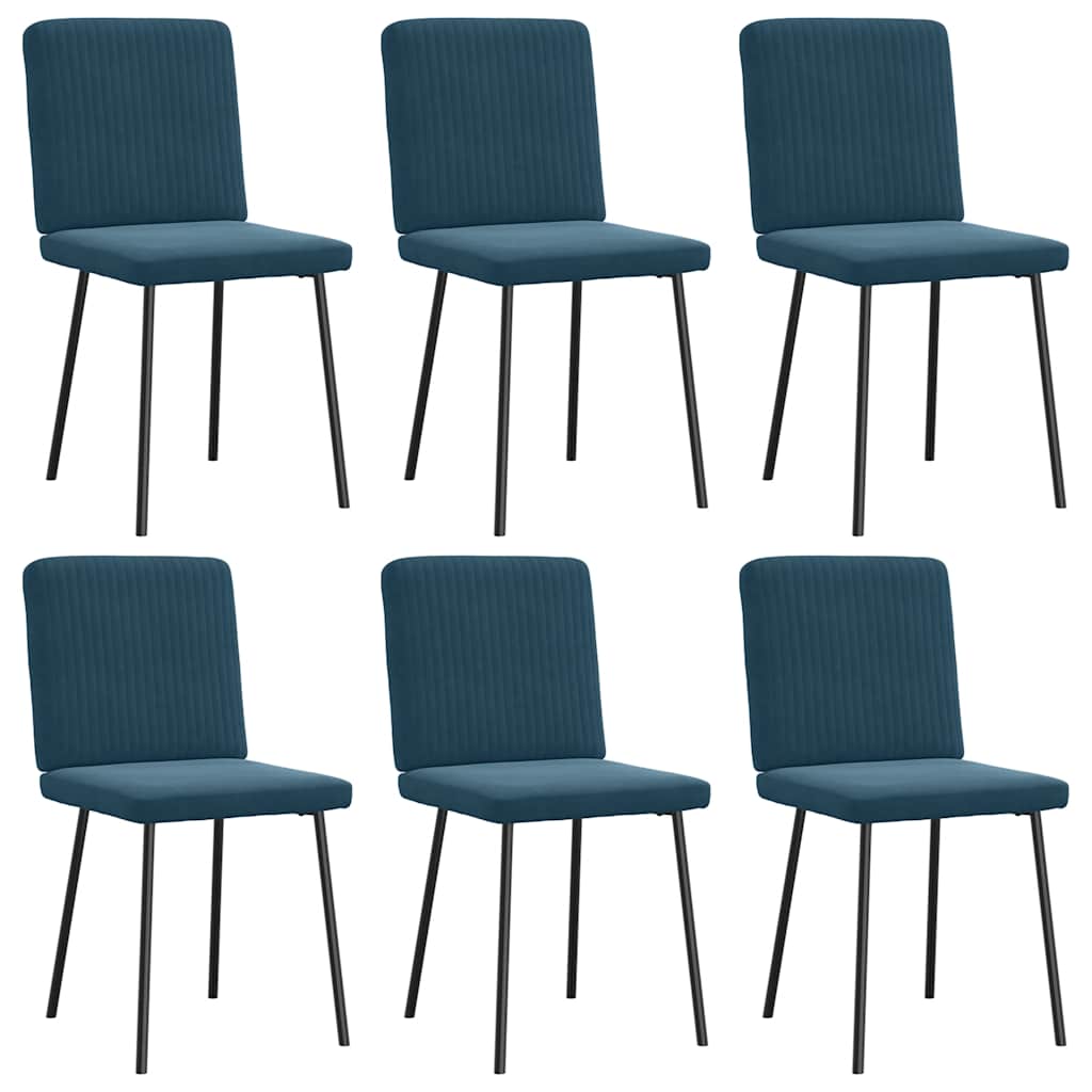 vidaXL Eetkamerstoelen 4 st fluweel lichtgrijs