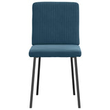 vidaXL Eetkamerstoelen 4 st fluweel lichtgrijs
