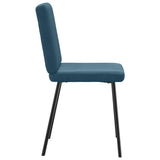 vidaXL Eetkamerstoelen 4 st fluweel lichtgrijs