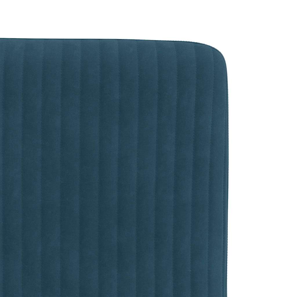 vidaXL Eetkamerstoelen 4 st fluweel lichtgrijs