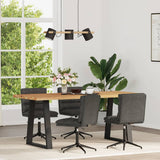 vidaXL Eetkamerstoelen 2 st kunstleer zwart