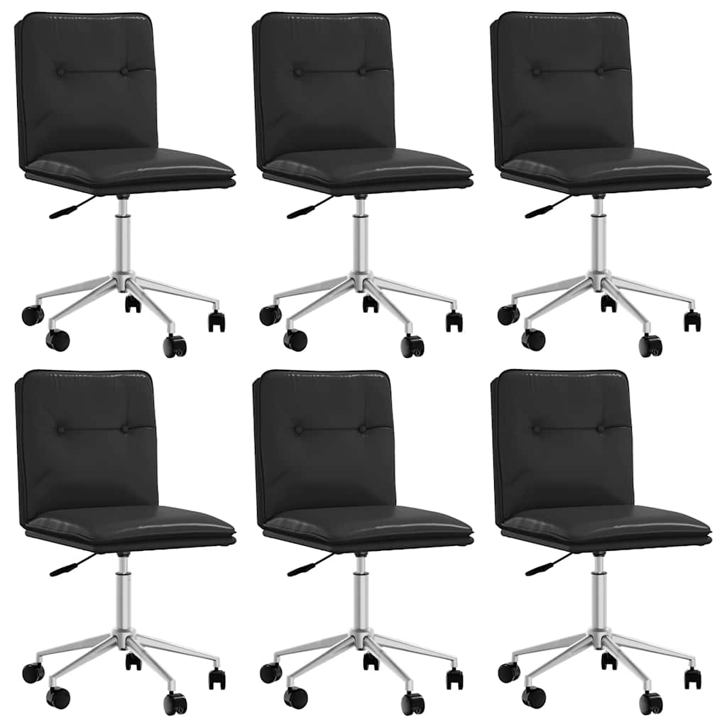 vidaXL Dining Chairs 2 pcs Faux Leather Cream