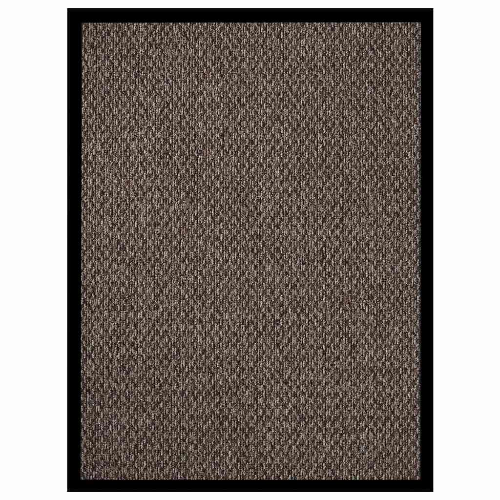 vidaXL Deurmat 40x60 cm grijs