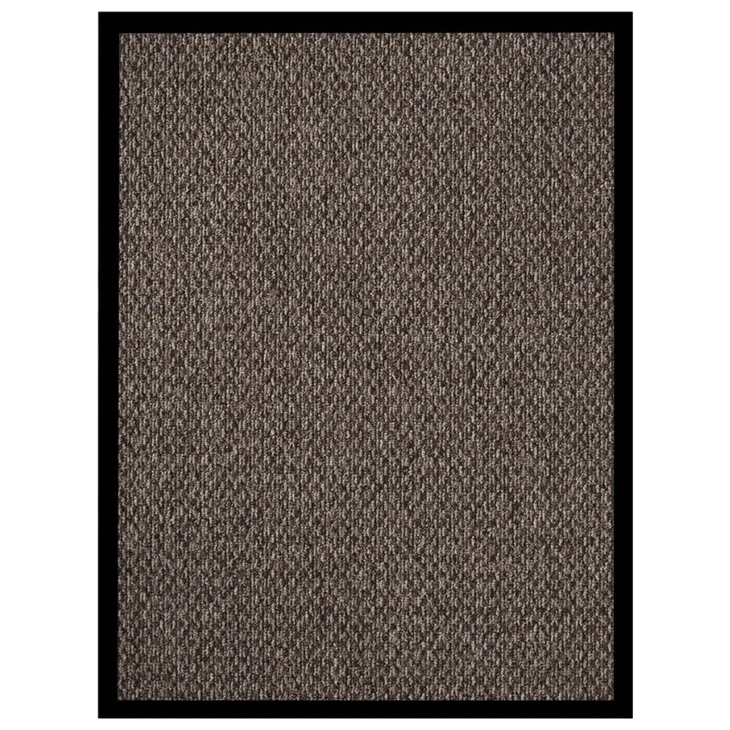 vidaXL Deurmat 40x60 cm grijs