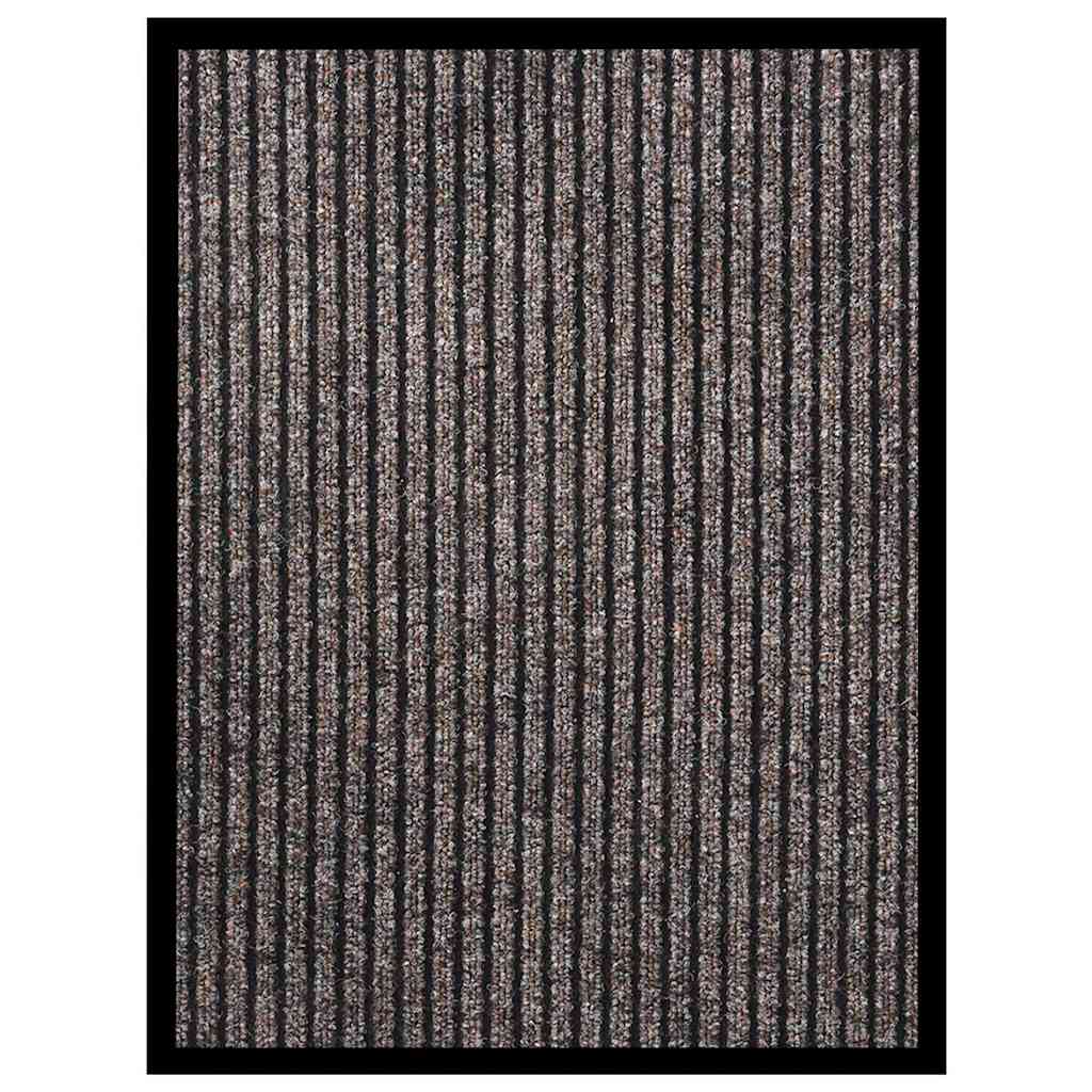 vidaXL Deurmat 40x60 cm gestreept beige