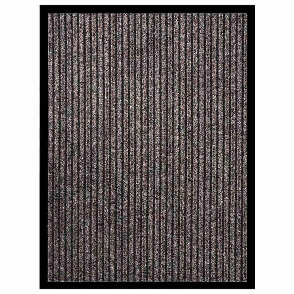 vidaXL Deurmat 40x60 cm gestreept beige