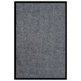 vidaXL Deurmat 40x60 cm gestreept beige