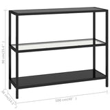 vidaXL Schap 100x36x90 cm gehard glas