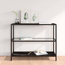 vidaXL Schap 100x36x90 cm gehard glas