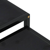 vidaXL Coffee Tables 2 pcs MDF black and yellow