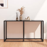 vidaXL Wandtafel 140x35x75,5 cm gehard glas transparant