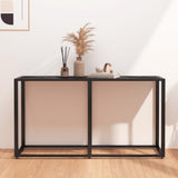 vidaXL Wandtafel 140x35x75,5 cm gehard glas transparant