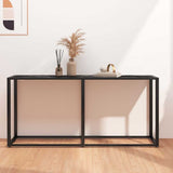 vidaXL Wandtafel 140x35x75,5 cm gehard glas transparant