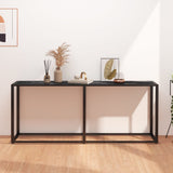 vidaXL Wandtafel 140x35x75,5 cm gehard glas transparant