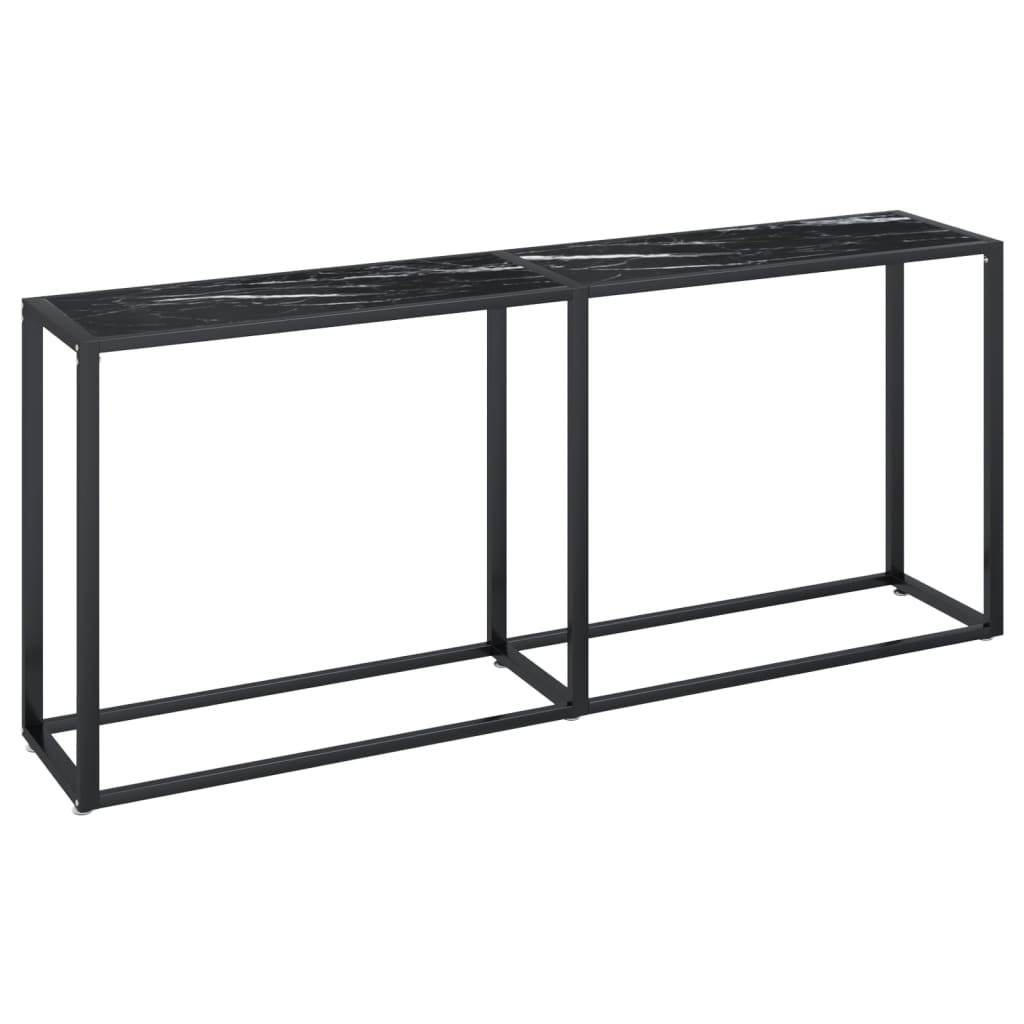 vidaXL Wandtafel 140x35x75,5 cm gehard glas transparant