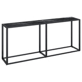 vidaXL Wandtafel 140x35x75,5 cm gehard glas transparant