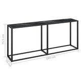 vidaXL Wandtafel 140x35x75,5 cm gehard glas transparant