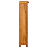 vidaXL Bookcase with 3 Shelves 70x22.5x82 cm Solid Oak Wood
