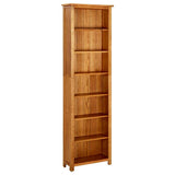 vidaXL Boekenkast 45x22,5x82 cm massief eikenhout