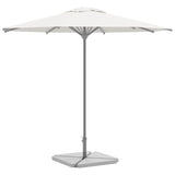 vidaXL Parasol Base Plates 4 pcs Triangular 14 kg Granite Grey