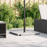 vidaXL Parasol Base Plates 4 pcs Triangular 14 kg Granite Grey