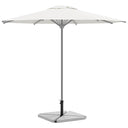 vidaXL Ensemble de 5 pieds de parasol de jardin en granit et acier