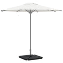 vidaXL Parasol Base Plates 4 pcs Triangular 14 kg Granite Grey