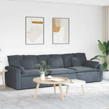 vidaXL Modulaire bank met kussens blauw