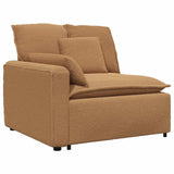 vidaXL Modulaire bank met kussens beige