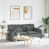 vidaXL Modulaire bank met kussens lichtgrijs