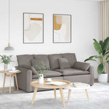 vidaXL Modulaire bank met kussens lichtgrijs
