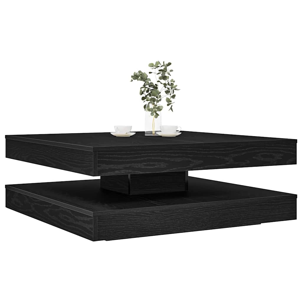 vidaXL Coffee table 360-degree rotating 90x90x34.5 cm white