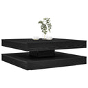 vidaXL Coffee table 360-degree rotating 90x90x34.5 cm white