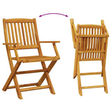 vidaXL 7-Piece Garden Dining Set 180x90x75 cm Solid Acacia Wood