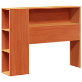 vidaXL Bed met boekenkast zonder matras massief grenenhout 90x190 cm