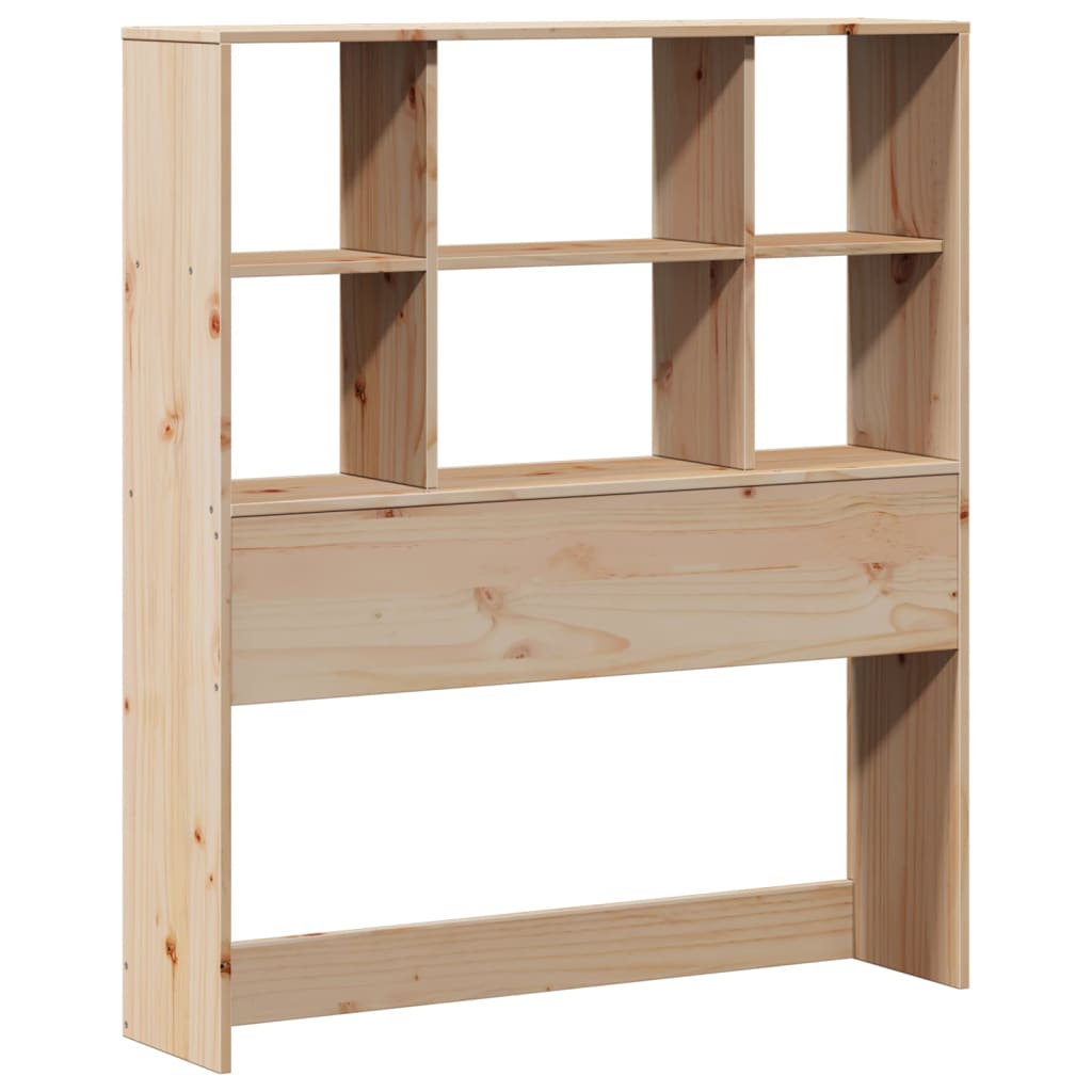 vidaXL Bed met boekenkast zonder matras massief grenenhout 160x200 cm