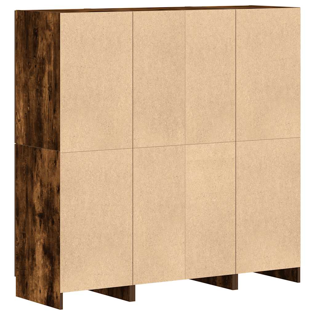 vidaXL 3-delige Keukenkastenset bewerkt hout wit