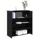 vidaXL Reception Desk White 100x50x103.5 cm Engineered Wood