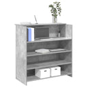 vidaXL Reception Desk White 100x50x103.5 cm Engineered Wood