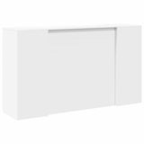 vidaXL Receptiebalie Wit 180x50x103,5 cm Bewerkt Hout
