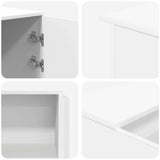 vidaXL Receptiebalie Wit 180x50x103,5 cm Bewerkt Hout