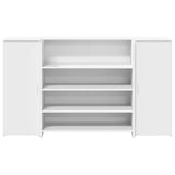 vidaXL Receptiebalie Wit 180x50x103,5 cm Bewerkt Hout