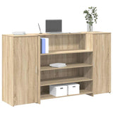 vidaXL Receptiebalie Wit 180x50x103,5 cm Bewerkt Hout
