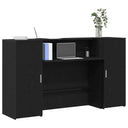 vidaXL Receptiebalie Wit 180x50x103,5 cm Bewerkt Hout