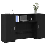 vidaXL Receptiebalie Wit 180x50x103,5 cm Bewerkt Hout