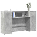 vidaXL Receptiebalie Wit 180x50x103,5 cm Bewerkt Hout